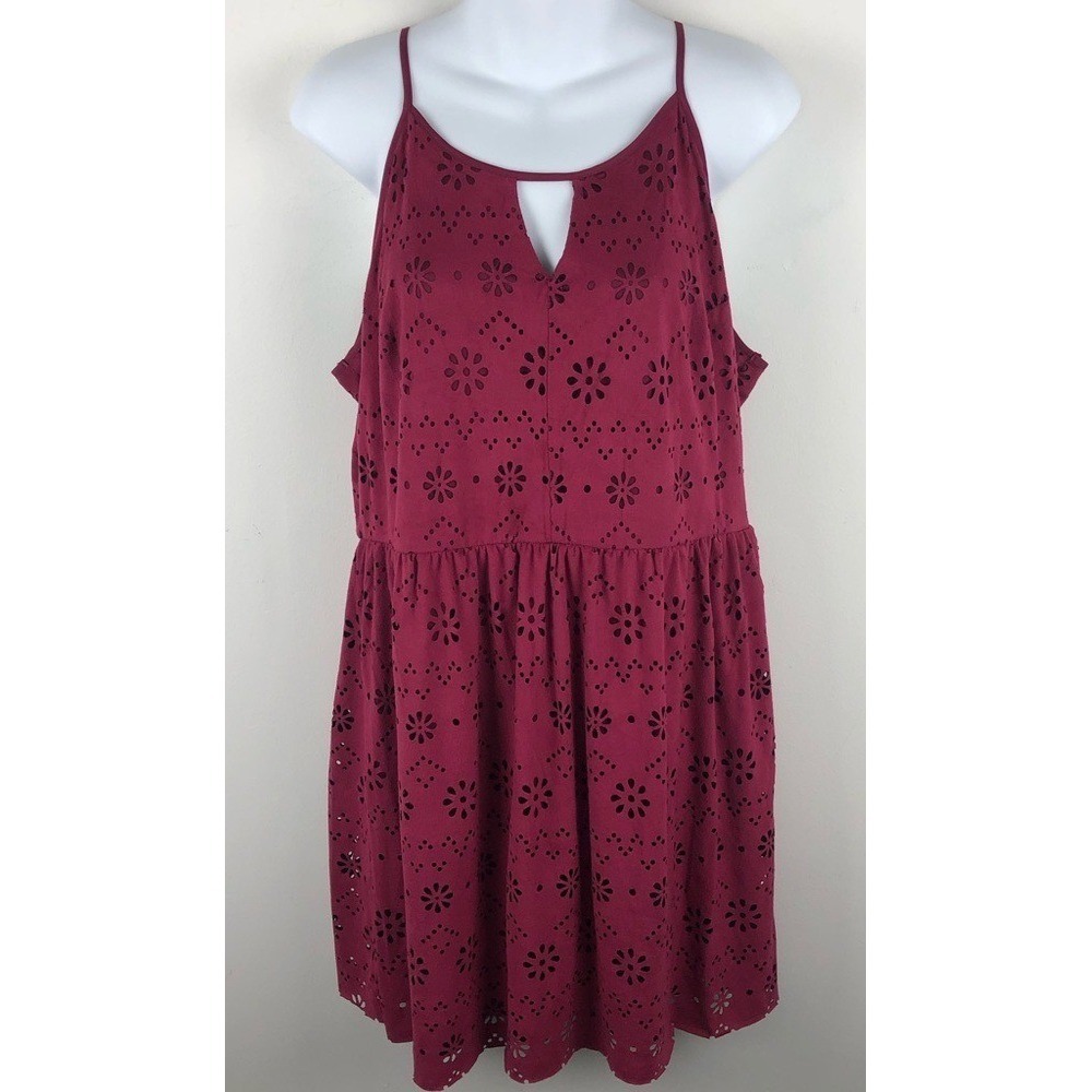 LC Lauren Conrad Dress Velvet Floral A Line Midi L STRETCH VELVET SUEDE TEXTURE